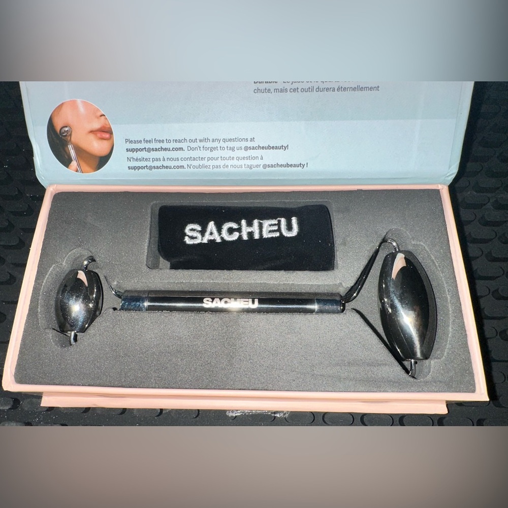 Silver Facial Roller